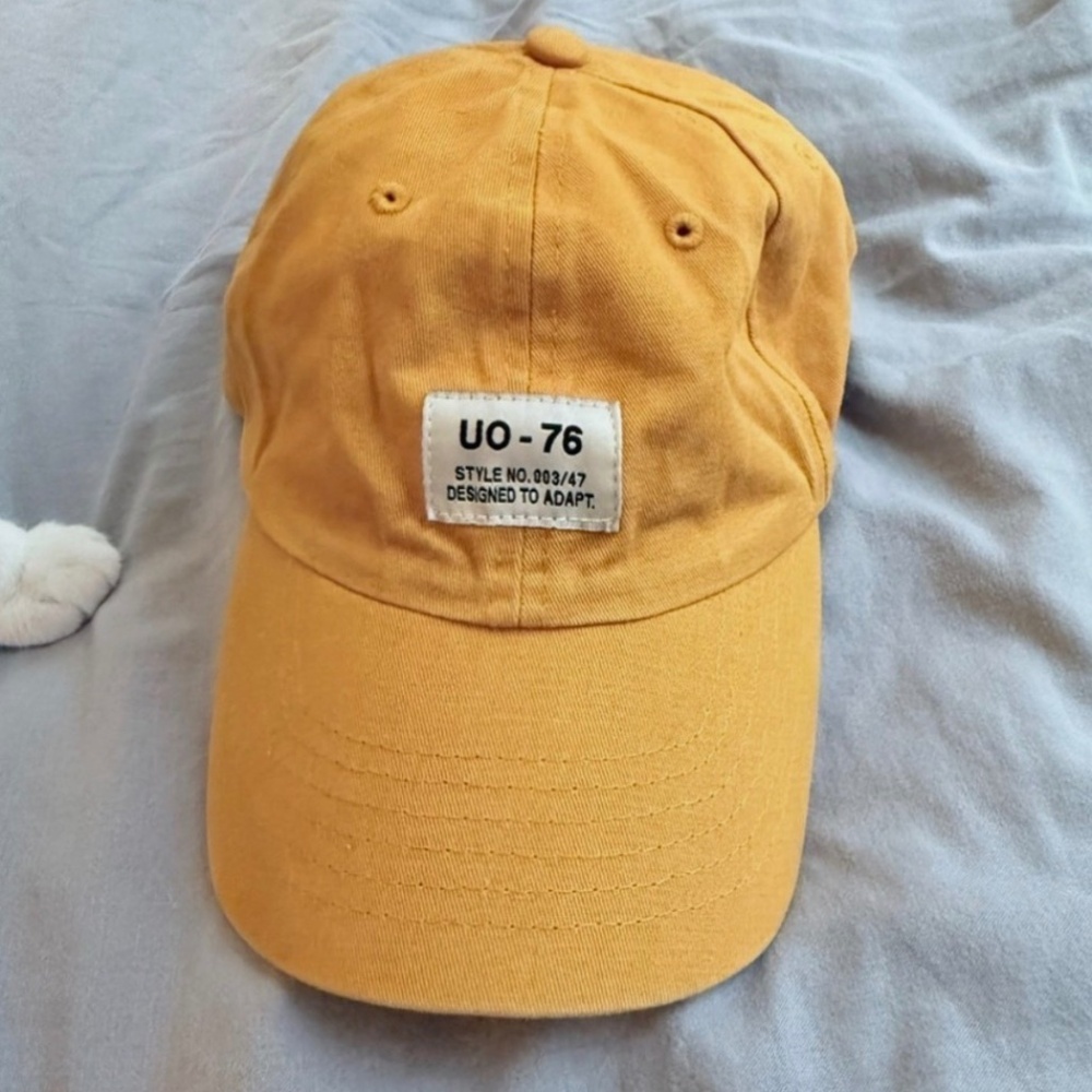 Urban Outfitters Mustard Yellow Baseball Cap Dad Hat UO-76 100% Cotton